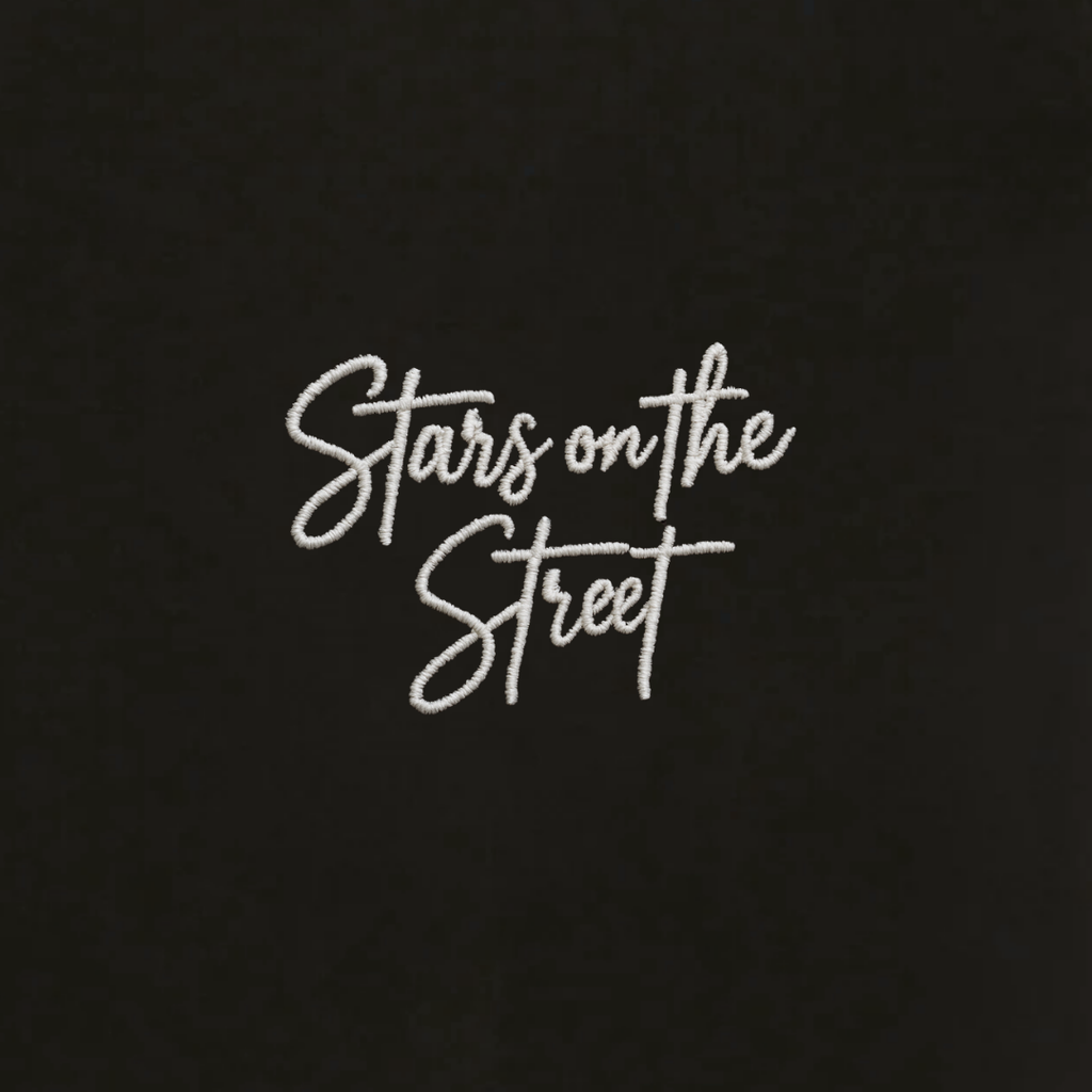 Stars on the Street " Always Hustlin' " Graphic Tee In Black