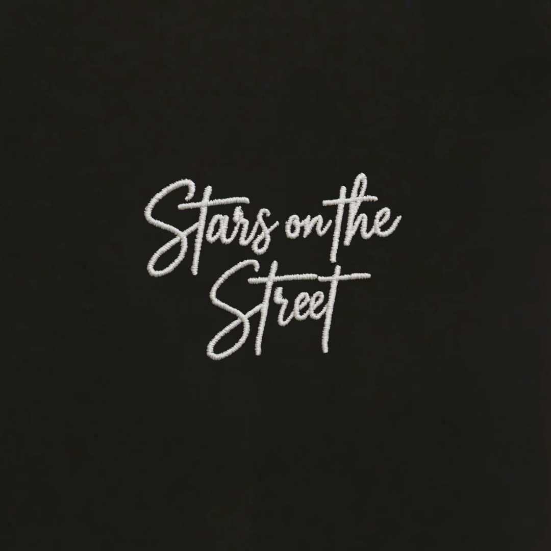 Stars on the Street " Always Hustlin' " Graphic Tee In Black